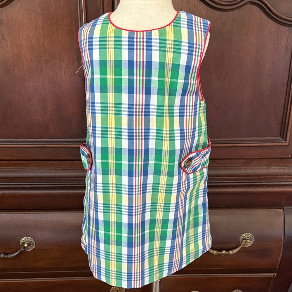 Girls THE BEAUFORT BONNET COMPANY Plaid Dress ***read size*** - Picture 6 of 6